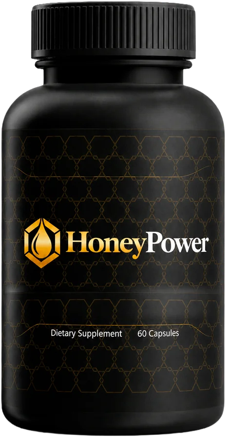 HoneyPower, 60-capsule bottle, as shown on the brand's own checkout funnel